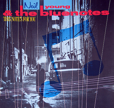 NEIL YOUNG & THE BLUE NOTES - This Notes For you  album front cover vinyl record